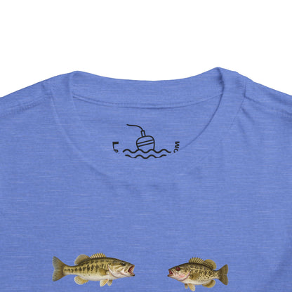 Bass Fish Cute Kids Shirt | Smallmouth, Rock, Spotted, Striper, Largemouth Bass Hipster Fishing Shirt