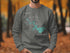 Gray sweatshirt with "Lake Hamilton Arkansas" and compass design.