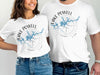 White t-shirts with "Lake Powell Utah" and lake map graphic with compass.
