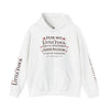 Fear Not Little Flock Hoodie with Printed Sleeves | Luke 12:32 Scripture Heart Design Bible Verse Gift | Share your faith