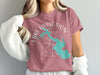 Pink t-shirt with "Lake Livingston Texas" map and compass graphic.