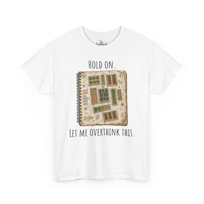 Garden Planning Shirt, Hold On Let Me Overthink This Gardening Humor, Planting Guide Map Drawing, Vegetable Garden Shirt