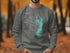 Sweatshirt with "Beautiful Lake Houston Texas" text and compass rose design.