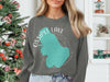 Ossipee Lake New Hampshire graphic sweatshirt with compass rose design.