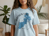 Light blue t-shirt with Watson Lake Arizona graphic and compass design.