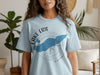 Light blue t-shirt with Lake Erie map and compass graphic and "ONTARIO" text.