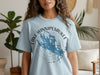 Lake Winnipesaukee New Hampshire Map Comfort Colors T-Shirt | Custom Lake Gift | Personalized Family Reunion Bach Crew Boat Captain Shirt