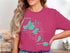 T-shirt featuring "Beautiful Madison Lakes Wisconsin" map graphic with compass rose.