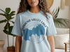 Light blue t-shirt with "Diamond Valley Lake California" graphic and map.