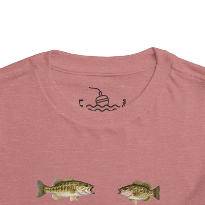 Bass Fish Cute Kids Shirt | Smallmouth, Rock, Spotted, Striper, Largemouth Bass Hipster Fishing Shirt