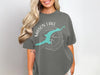 Gray t-shirt with a Mason Lake Washington graphic and compass.