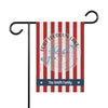 Fort Loudoun Lake flag with red and white stripes, custom text, and lake outline.