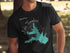 Black t-shirt with "Beautiful Lake Tawakoni Texas" and compass graphic.