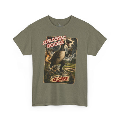 Jurassic Goose Funny Canadian Bird Shirt | Golf Course Dinosaur Monster Attack | Great for both Birdwatchers and Sci-fi fans