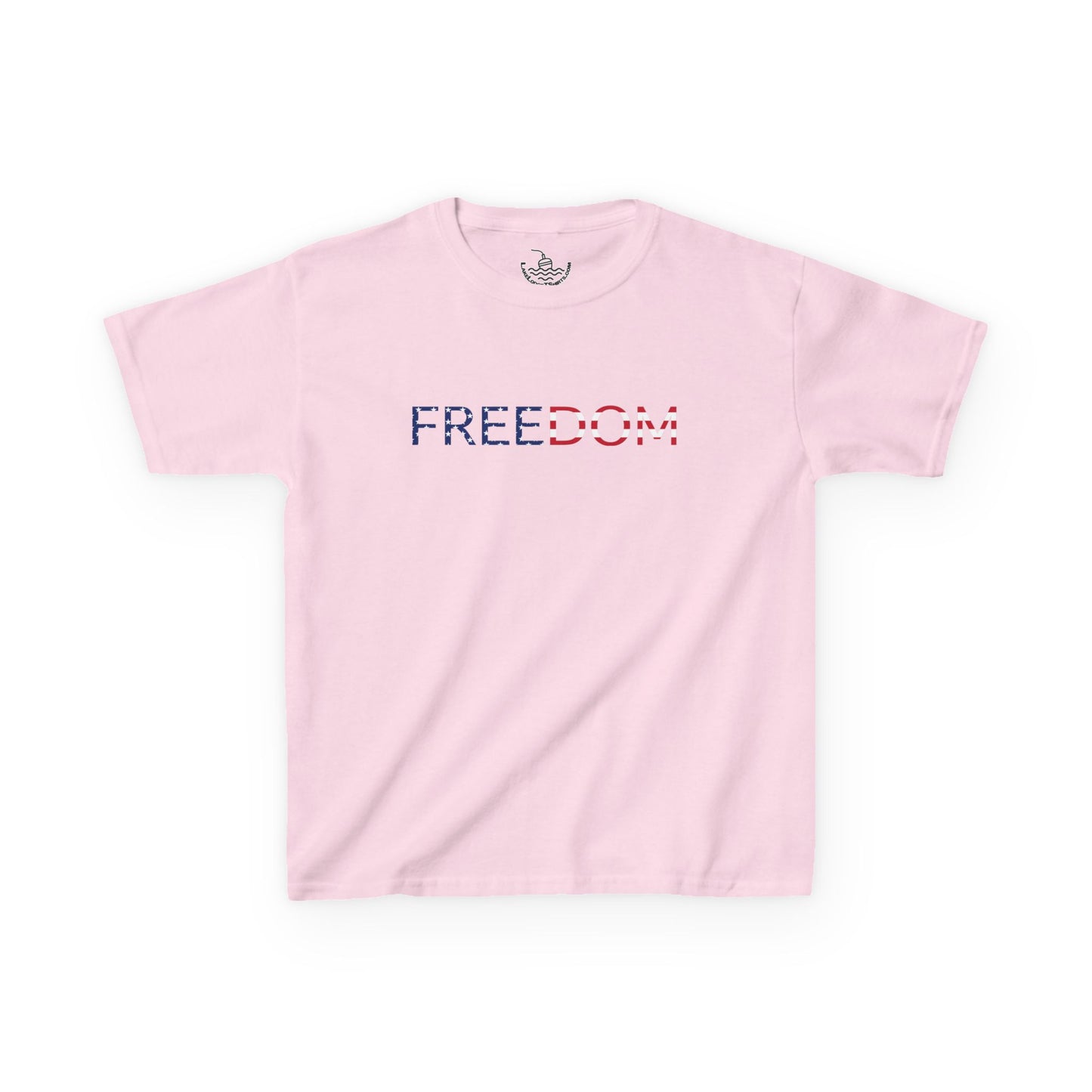 USA Youth 250th Anniversary FREEDOM Kids Shirt | Front and Back Design | Patriotic Fourth of July Bald Eagle American Flag