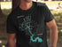 Black t-shirt with "Lake LBJ TEXAS" and compass design.