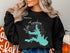 Black sweatshirt with "Beautiful Lake Tawakoni Texas" map and compass design.