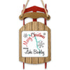 Christmas ornament shaped like a wooden sled with "Merry Christmas FROM Lake Barkley" text.