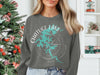 Dark gray sweatshirt with "Chatuge Lake" and North Carolina map with compass design.