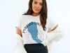White t-shirt with Pyramid Lake Nevada graphic and compass rose design.