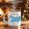 White mug with Manasquan Reservoir map and "New Jersey" text.