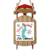 Ornament shaped like a sled with "Merry Christmas from Lake Sammamish" text.