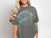 Gray t-shirt with Old Hickory Lake Tennessee compass graphic and lake outline.