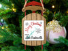 Sled ornament with "Merry Christmas" and "From Lake Guntersville" text.