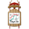 Sled ornament with "Merry Christmas From Nickajack Lake" and map graphic.