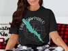Black t-shirt featuring the "Lake San Pablo, California" text design with an outline of the lake and compass.