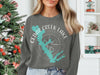 Gray sweatshirt with "Cedar Creek Lake Texas" map and compass graphic.