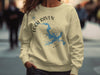 Cream sweatshirt with a Loch Raven Maryland map and compass graphic.
