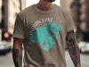 T-shirt with Indian Lake graphic and compass rose, Ohio text.