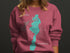 Burgundy sweatshirt with "Barlow Lake Michigan" text and compass design.