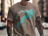 Brown t-shirt with Arcadia Lake map graphic and compass rose.
