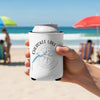 White can cooler with "Cherokee Lake, Tennessee" text and compass graphic.