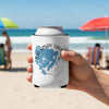 White can cooler with blue Big Sandy Lake graphic and Minnesota text.