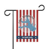 Garden flag with red and white stripes, Lake Tawakoni Texas map, and "The Smith Family".