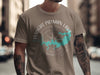 Taupe t-shirt featuring a Wright Patman Lake Texas design with compass.