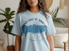 Light blue t-shirt with "Grand Lake St. Marys Ohio" and compass design.