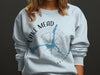 Light blue sweatshirt with Lake Mead Arizona compass graphic and watermark.