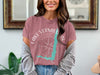 Rose shirt with Lake Vermilion Minnesota map and compass graphic.