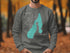 Grey sweatshirt with "Beautiful Payette Lake Idaho" and compass graphic.