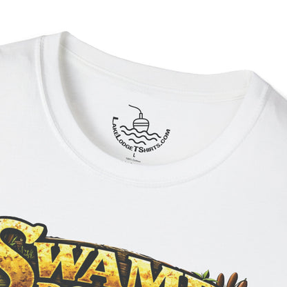 Swamp Donkey Bass Fishing Funny T-Shirt Ultra Soft | Vintage Largemouth Angler Shirt Father's Day