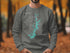 Gray sweatshirt with "Beautiful Lake Keowee Georgia" and compass rose design.