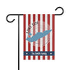 Red and white striped flag with blue Lake Erie outline and "The Smith Family" text.