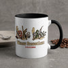 White mug with black handle featuring "Lake Life" and Willow Springs Lake, Arizona design.