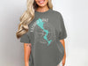 Gray t-shirt with Lizard Lake Minnesota map and compass graphic.