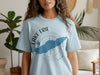 Light blue t-shirt with Lake Erie map and compass graphic, includes "Ohio" text.