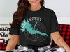 Black t-shirt with Granby Lake Colorado graphic and compass rose design.